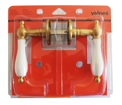 UKSELINK MESSING SATIIN VALGE