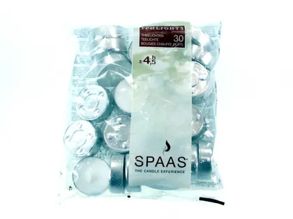TEEKÜÜNAL SPAAS 4,5H VALGE 30TK PAKIS