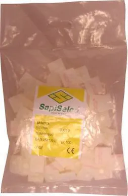 KAABLISIDEME ALUS LIIMIGA SAPISELCO 19X19X4 100TK PAKIS VALGE