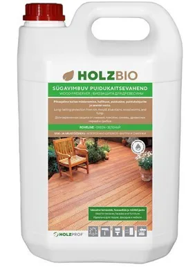 PUIDU SÜVAIMMUTUSVAHEND HOLZ BIO 5L ROHELINE