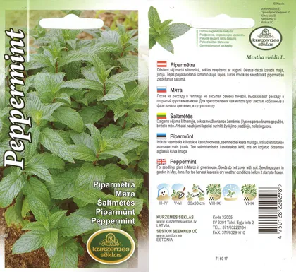 SEEMNED KURZEMES SEKLAS PIPARMÜNT 0,1G