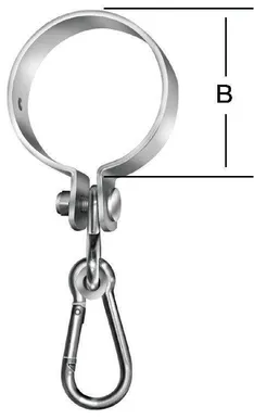 TORUKLAMBER Ø100 MM / KARABIINIGA