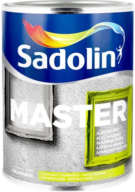 UNIVERSAALVÄRV SADOLIN MASTER 1L VALGE POOLMATT