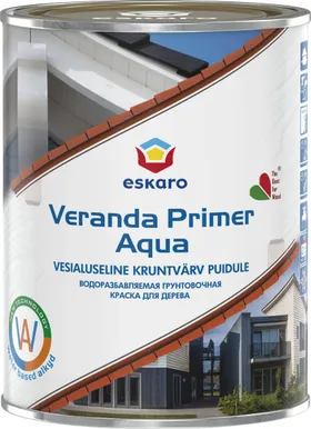 KRUNTVÄRV ESKARO VERANDA PRIMER AQUA 0,9L VALGE MATT