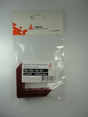 NURGIK ARRAS 50X50X15X2,0 FERS.PUNANE 5TK