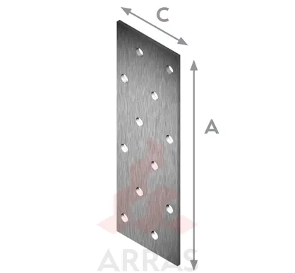 NAELUTUSPLAAT 100X200X2,0 ROOSTEVABA A2
