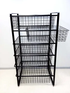 KORVTORN CREYA 6-KORVI MUST 440X530X1020MM