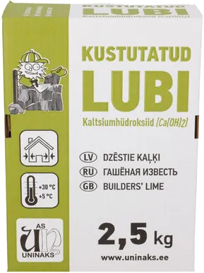 UNINAKS KUSTUTATUD LUBI 2,5KG