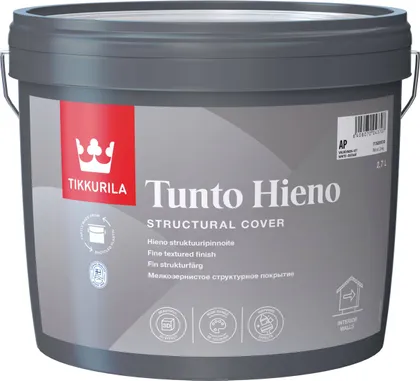 STRUKTUURVÄRV TIKKURILA TUNTO HIENO AP 2,7L TÄISMATT