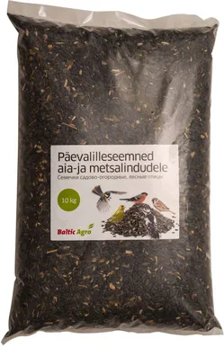 LINNUTOIT PÄEVALILLESEEMNED AIA- JA METSALINDUDELE BALTIC AGRO 10KG