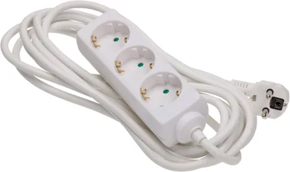 PIKENDUSJUHE 5M 3 PESA 3G1,5MM² LK VALGE CLINT