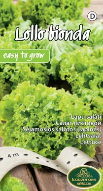 SEEMNED KURZEMES SEKLAS SALAT LOLLO BIONDA 4M LINDIL