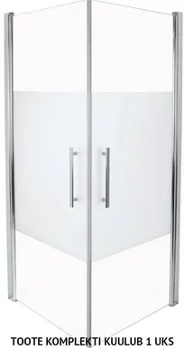 DUŠINURGA UKS DUSCHY CORNER 5233-80 80X190CM OSALISELT MATT