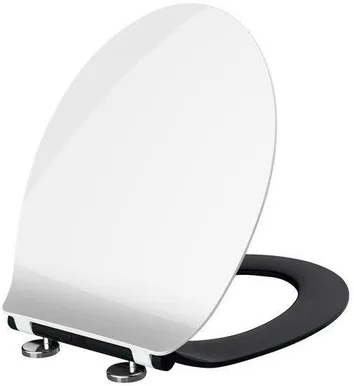 PRILL-LAUD SLIM VAIKSELT SULGUV PLASTIK VALGE-MUST