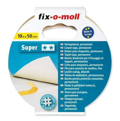 KAHEPOOLNE PAIGALDUSTEIP SUPER FIX-O-MOLL 50MMX10M