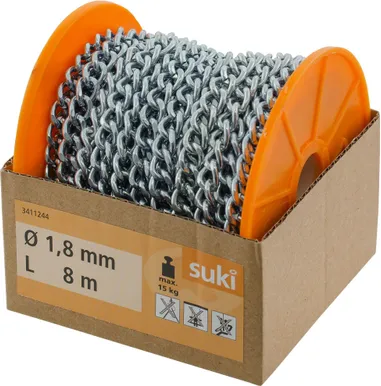 TSINKKATTEGA KETT SUKI 1,8MM