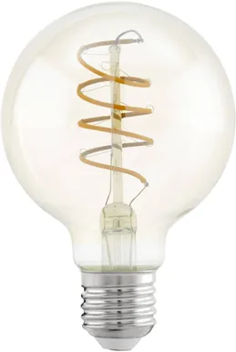 LED LAMP 4W E27 G80 260LM 2200K SPIRAL EGLO