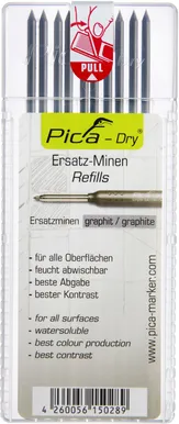 PLIIATSISÜDAMIK PICA-DRY 2B GRAFIIT (10/TK PAKK)