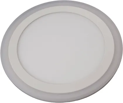 ÜMAR ALLVALGUSTI 18W+6W SUKOON VALGE SÜVISTATAV 3000K+4100K