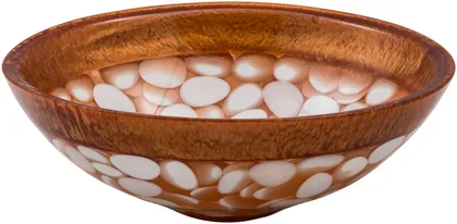 VALAMU GL 333 40X40X13CM KUNSTLIK VAIK ORANŽ-VALGE