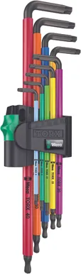 TORXVÕTMETE KOMPLEKT T8-T40 9 OSA WERA TORX®, MULTICOLOUR, BLACKLA