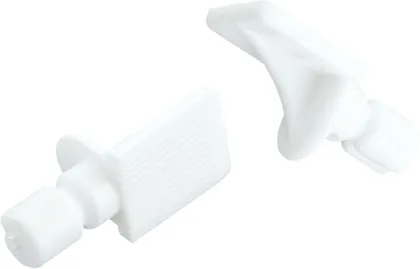 RIIULIPLAADI TUGI SUKI Ø7MM PLASTIK VALGE