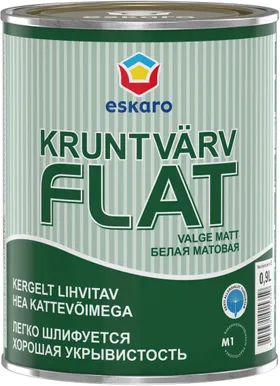 KRUNTVÄRV ESKARO FLAT 2,25L VALGE TÄISMATT