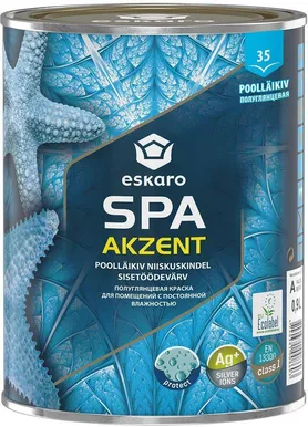 SEINAVÄRV ESKARO AKZENT SPA 0,9L VALGE POOLLÄIKIV
