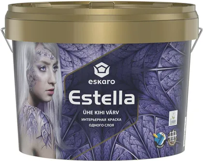 SEINAVÄRV ESKARO ESTELLA 9L VALGE TÄISMATT