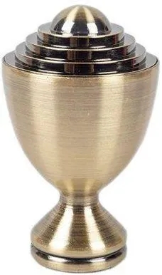 OTSIK ODEON Ø25MM KULDNE 2TK