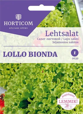 KÖÖGIVILJASEEMNED LEHTSALAT LOLLO BIONDA