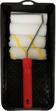 VÄRVIRULLI KOMPLEKT FERE 4X11CM+KÄEPIDE 29CM+KAUSS 