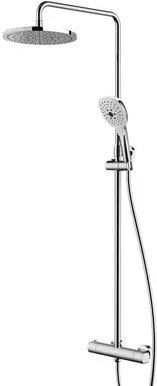 ÜLADUŠI KOMPLEKT BLUE STAR TORINO TERMOSTAAT SEGISTIGA, KROOM