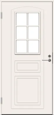 VÄLISUKS SWEDOOR BASIC B0020 VALGE 9X21 VASAK