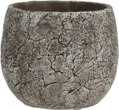 ÜMBRISPOTT MICA DECORATIONS THOMAS VALGE 11,5X13,5CM