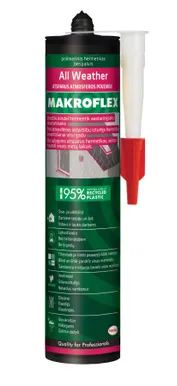 HERMEETIK MAKROFLEX ALL WEATHER 280ML LÄBIPAISTEV