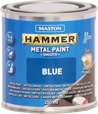 METALLIVÄRV MASTON HAMMER 250ML SILE SININE