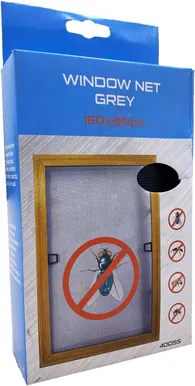 PUTUKAVÕRK AKNALE 150X90CM+KINNITUSTEIP 4,8M HALL