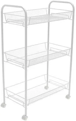 RIIUL DUSCHY ROLLO 48X27X78CM VALGE 524-10