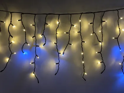 JÕULUVALGUSTUS ECO BRIGHT VÄLIS/SISE JÄÄPURIKAD 360LED IP65,SOE VALGUS 7,1+1,5M