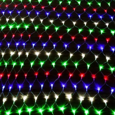 VALGUSVÕRK 160LED, 8 FUNKTSIOONI+TAIMER, 2 VÄRVI, 2X1M