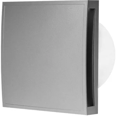 VENTILAATOR E-EXTRA 100MM SULGURKAANEGA HÕBEDANE