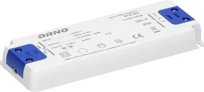 TRAFO ORNO LED AC/DC 12V/50W IP20 ÕHUKE