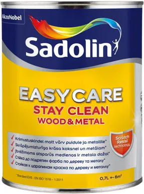 UNIVERSAALVÄRV SADOLIN EASYCARE WOOD&METAL 0,7L VALGE (BW) MATT