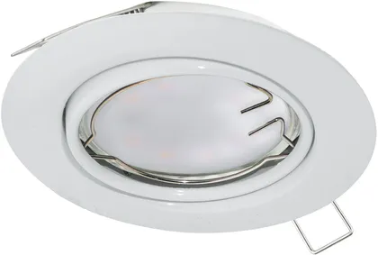 RIPPLAEVALGUSTI EGLO PENETO 1X5W GU10 VALGE