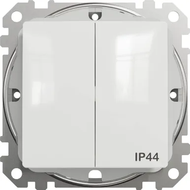 LÜLITI 2-NE IP44 SCHNEIDER-ELECTRIC SEDNA DESIGN VALGE