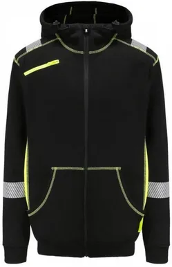 DRESSIPLUUS PESSO KÕRGNÄHTAV JERSEY_HV MUST/KOLLANE XXL