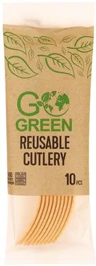 KORDUVKASUTATAVAD KAHVLID GO GREEN 10TK PAKIS