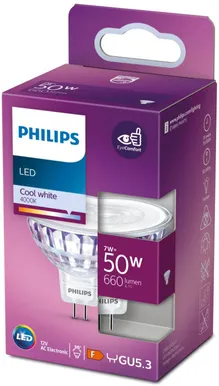 LED LAMP PHILIPS 7W-50W MR16 4000K 660LM 36D