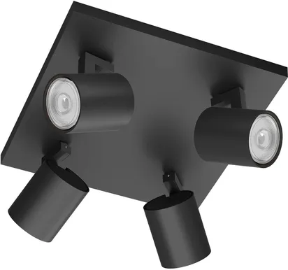 KOHTVALGUSTI PHILIPS RUNNER 4X50W GU10 MUST